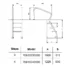 Drabinka do basenu Hayward EAF3 Easy access (3 stopnie) rysunek