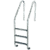 Drabinka do basenu Hayward Standard (3 stopnie), szeroki brzeg, stal "morska" 316L